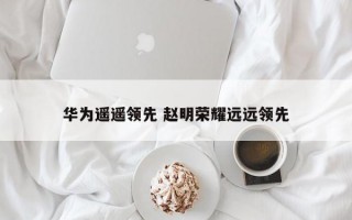 华为遥遥领先 赵明荣耀远远领先